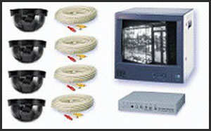 4 Camera Black & White Dome System - All-AmericanLocksmith.com